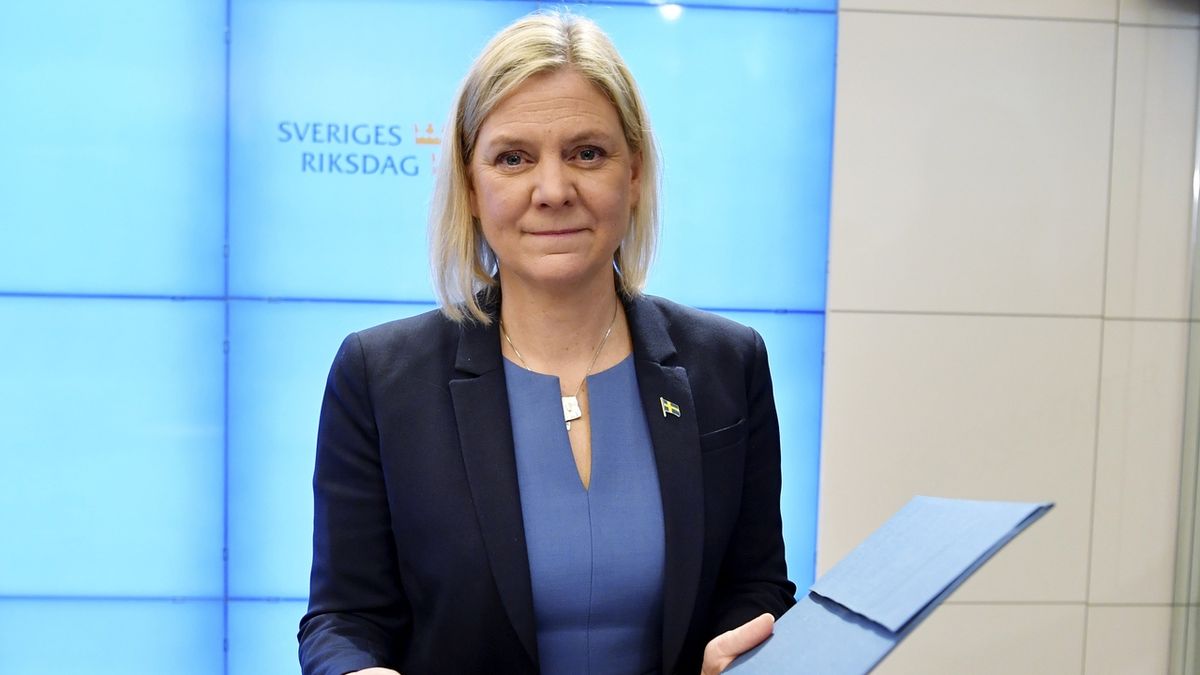 Švédsko má znovu první premiérku. Anderssonová dostala druhou šanci